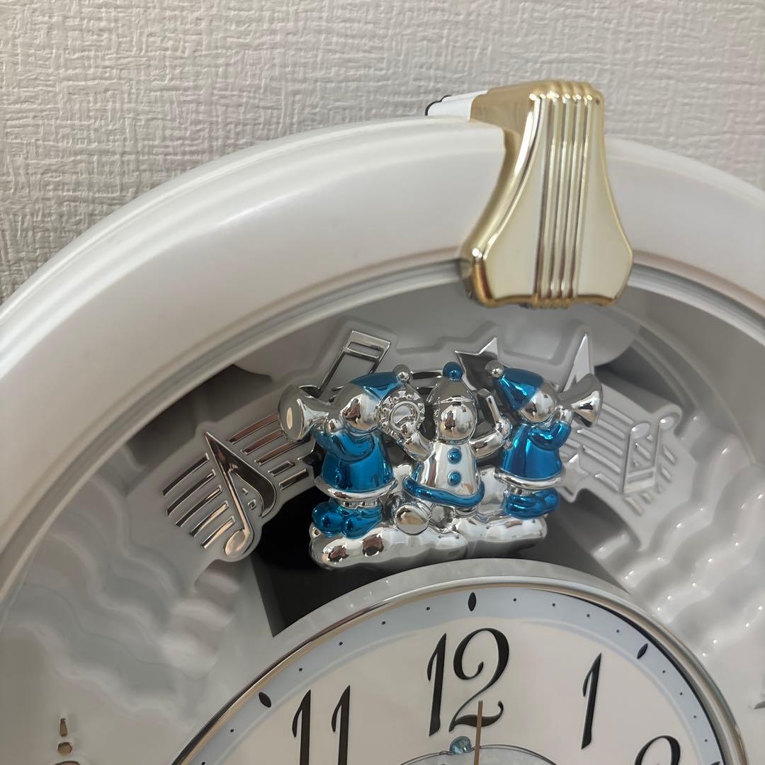 CITIZEN メロディ電波時計 パルミューズコンチェル 4MN495N 白