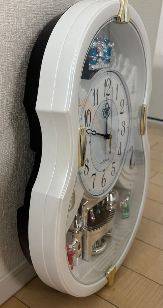 CITIZEN メロディ電波時計 パルミューズコンチェル 4MN495N 白