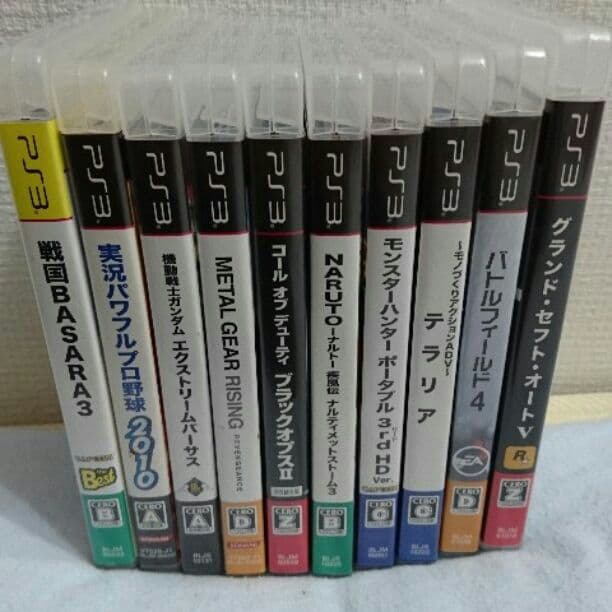 ps3 & ソフト10本！！グラセフ、BFなどなど！！