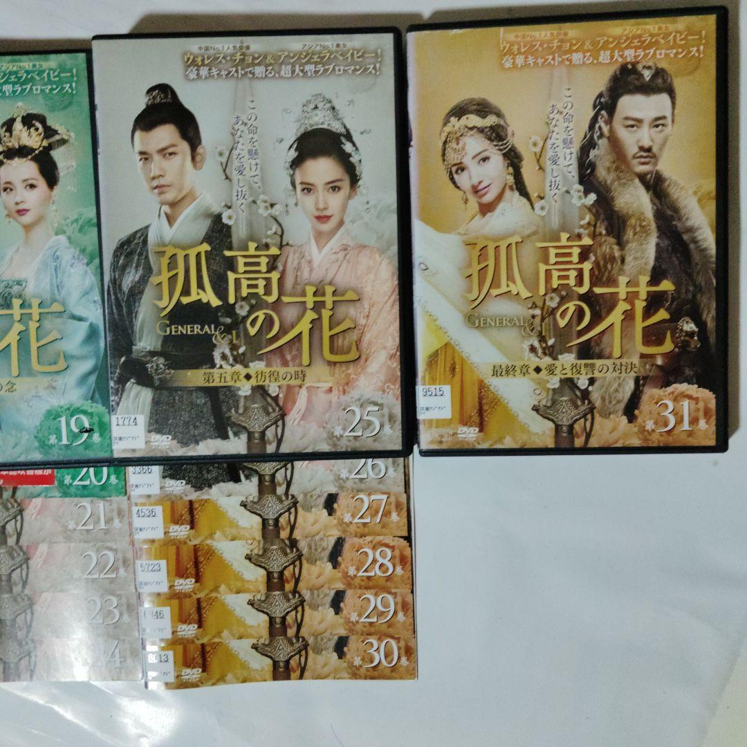 孤高の花 DVD 1-31巻セット レンタル落ち　ケ―ス込み　日本語字幕