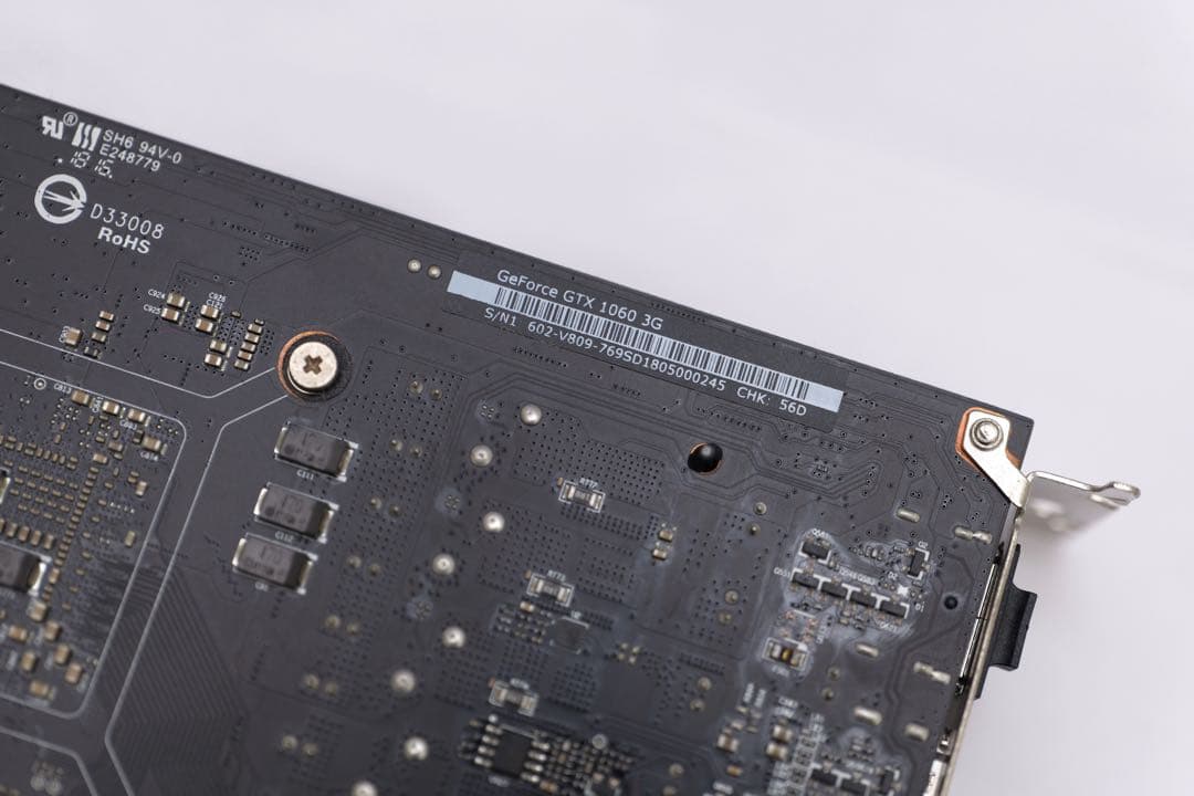 MSI GeForce GTX 1060 3G HDMI 自作PCなどに