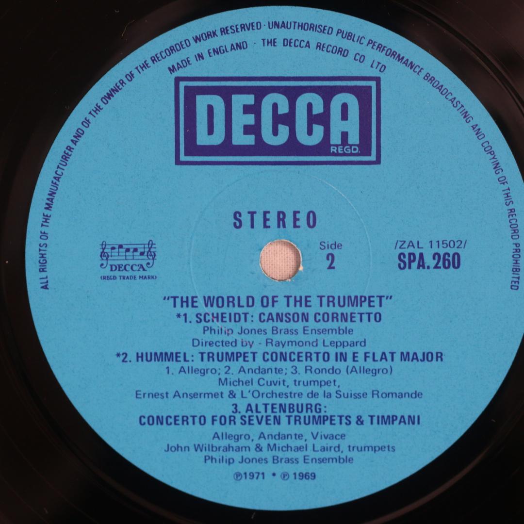英LP The World Of The Trumpet UK盤 ステレオ