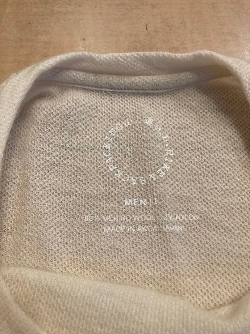 w*n様 山と道　DF Mesh Merino Sleeveless(Ivory