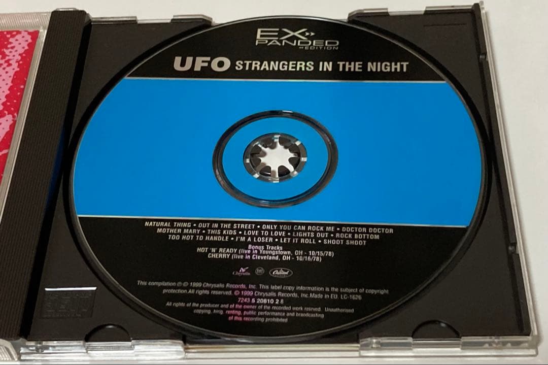 UFO・Strangers in the night・超貴重初回クレジットミス盤