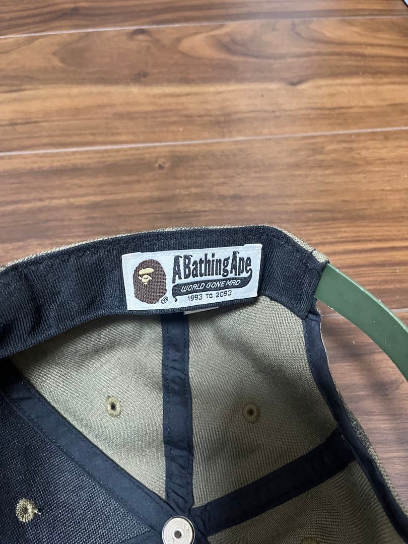 シ*ル様 希少 レア　A bathing ape Bape 迷彩　キャップ