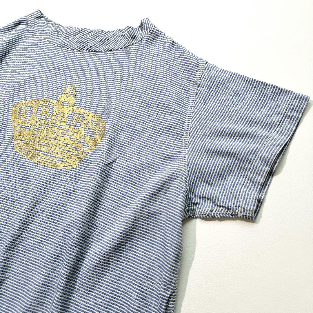 45R　クラウンプリント 半袖カットソー Tシャツ