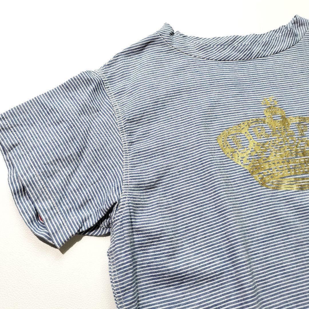45R　クラウンプリント 半袖カットソー Tシャツ
