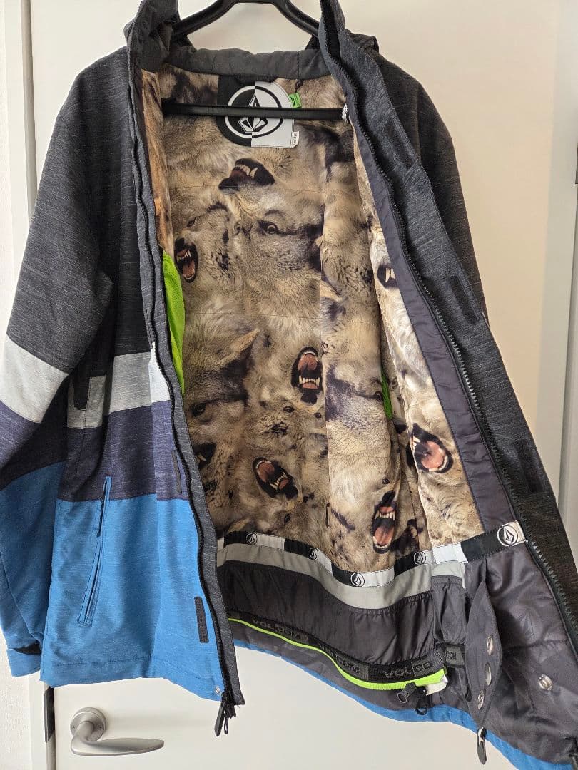 Volcom スノーボードジャケット ネイビー/グレー/ブルー メンズ M