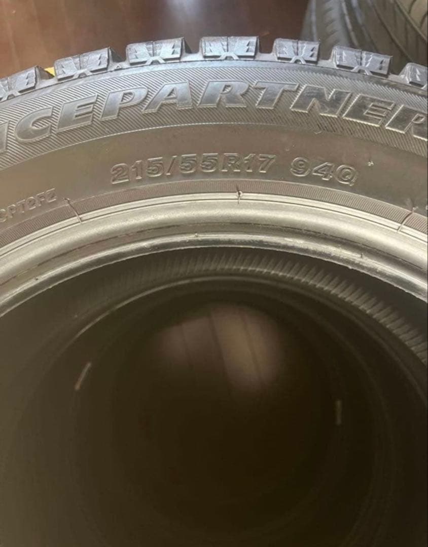 215/55R17,2022年, ブリヂストン,2本