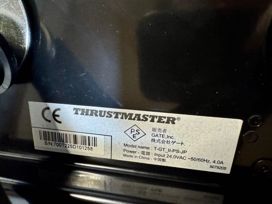 ほぼ未使用T-GT II Thrustmaster国内正規品 動作確認済 PS5
