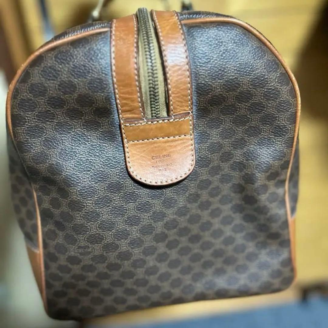CELINE ボストンバッグ・旅行用バッグ・ブラウン・レザー
