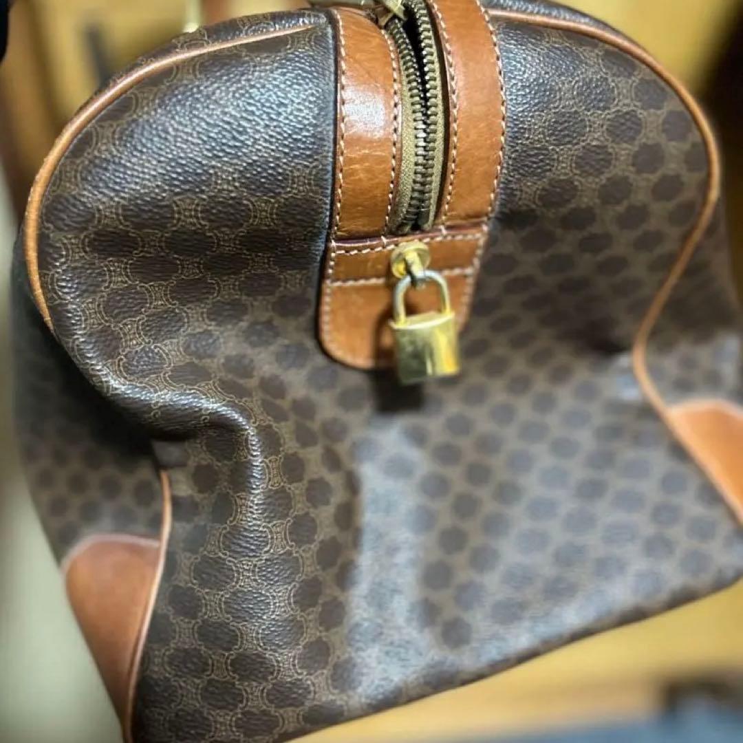 CELINE ボストンバッグ・旅行用バッグ・ブラウン・レザー