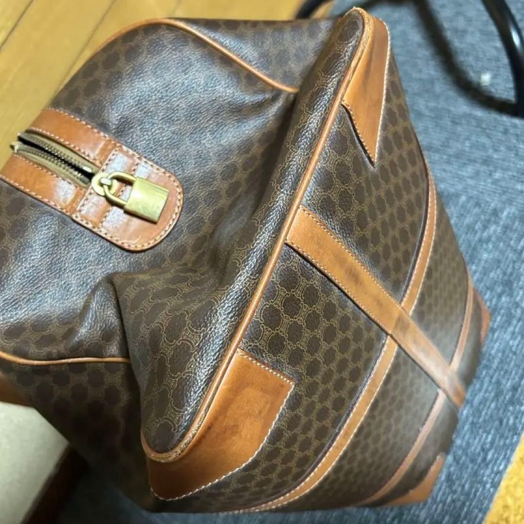 CELINE ボストンバッグ・旅行用バッグ・ブラウン・レザー