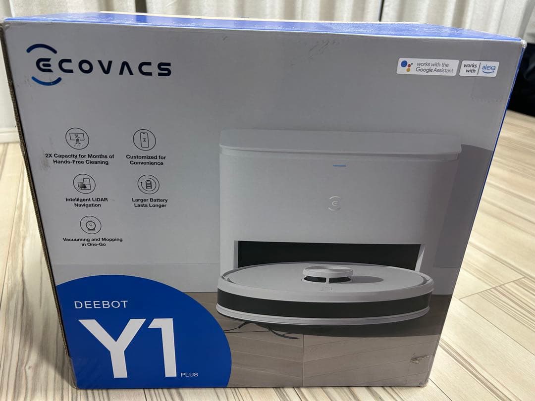 ECOVACS DEEBOT Y1 Plus 本体（新品未使用）