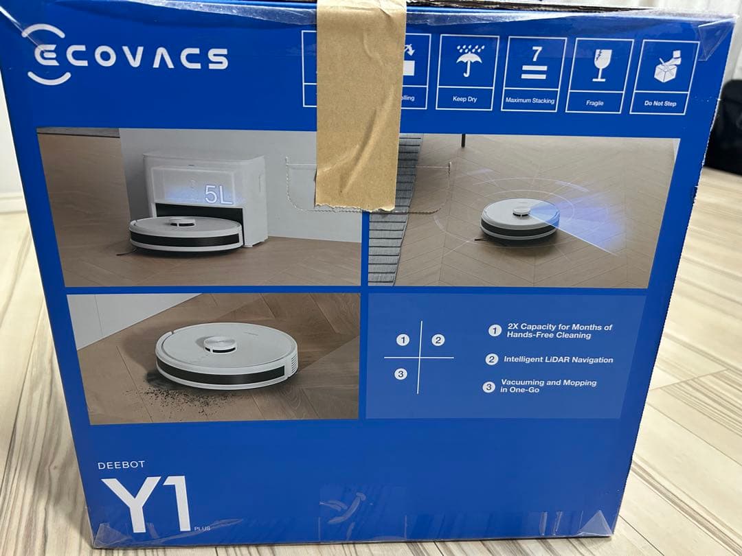 ECOVACS DEEBOT Y1 Plus 本体（新品未使用）
