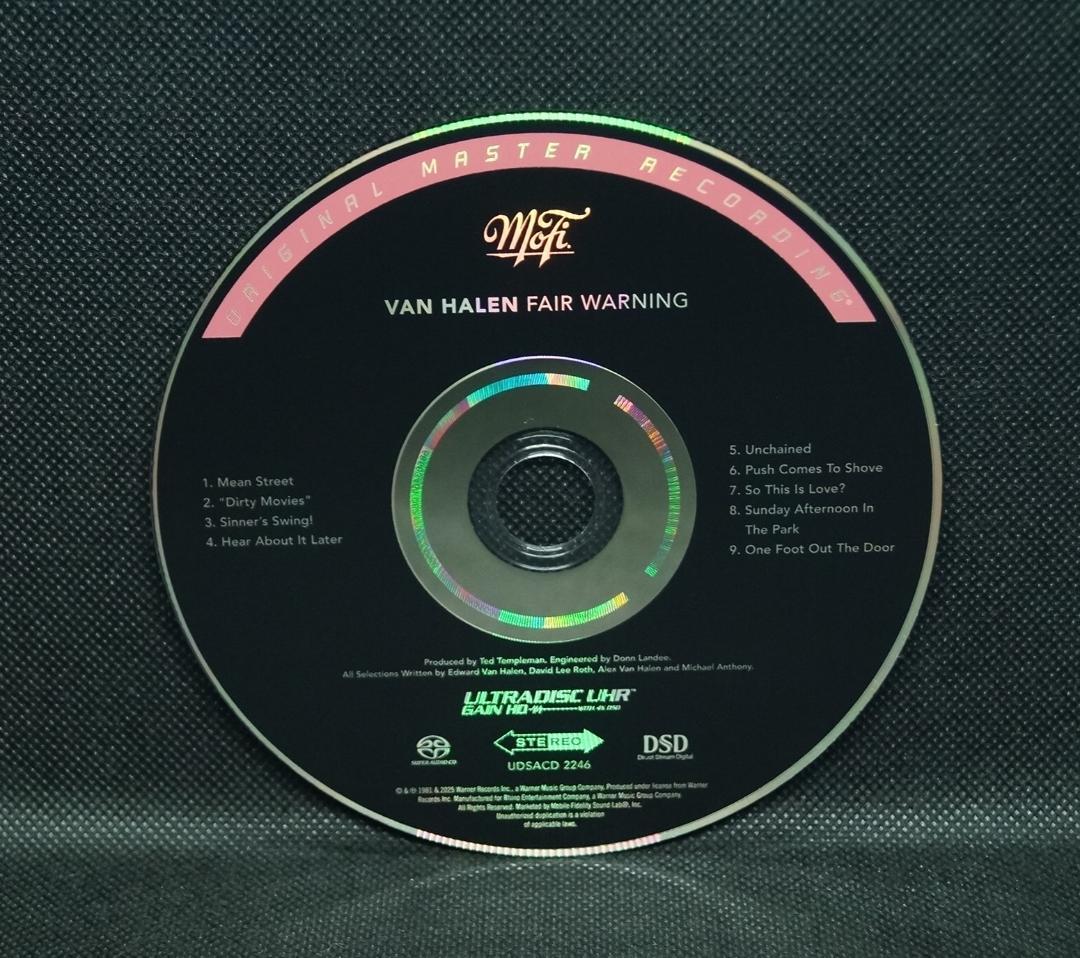 【中古SACD】ヴァン・ヘイレン「戒厳令」Van Halen MFSLハイレゾ