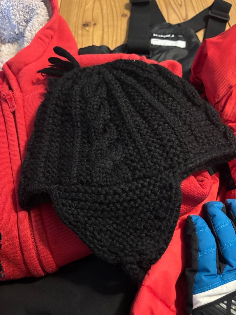 キッズスキーウェア雪遊び6点セット 125 〜 140サイズ調整付　22cm
