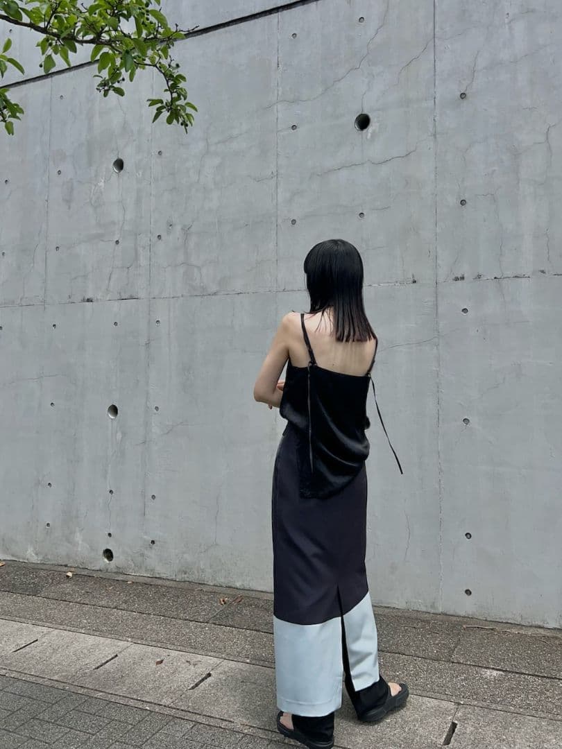 AMERI×THE MET ILINE SKIRT　AMERI vintage