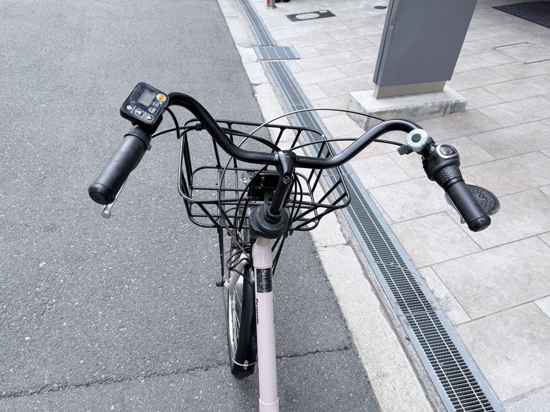 大阪府　子供乗せ　パナソニック　電動アシスト自転車 チャイルドシート付き ピンク