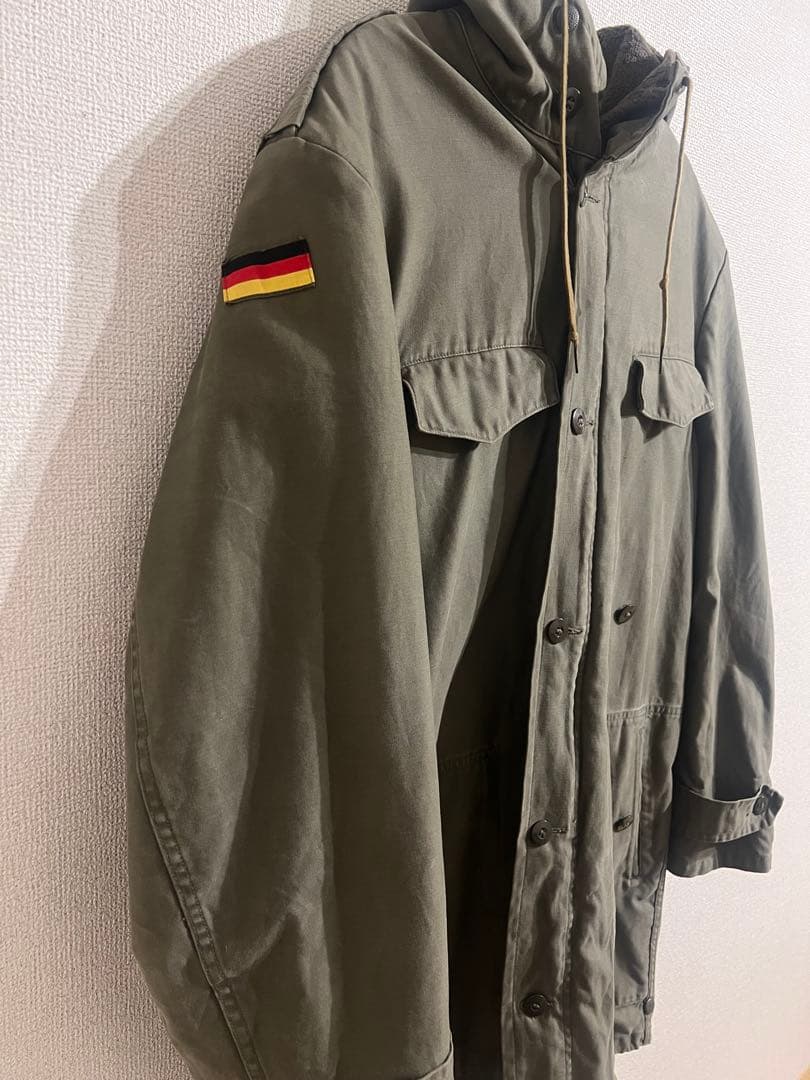 【古着】80’s ミリタリー ドイツ軍 フィールドコート モッズ ボアライナー付