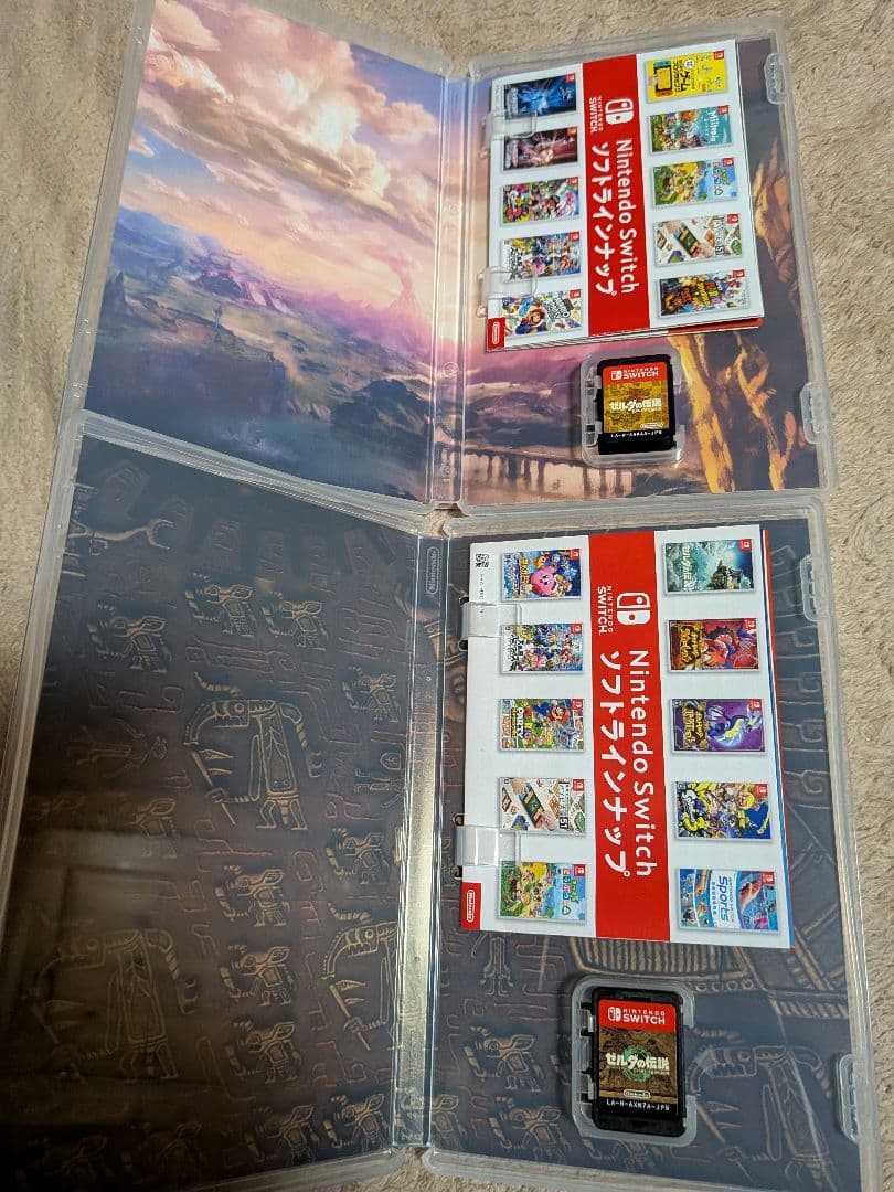 【美品】ゼルダの伝説 ブレス オブ ザ ワイルド & ティアーズオブザキングダム