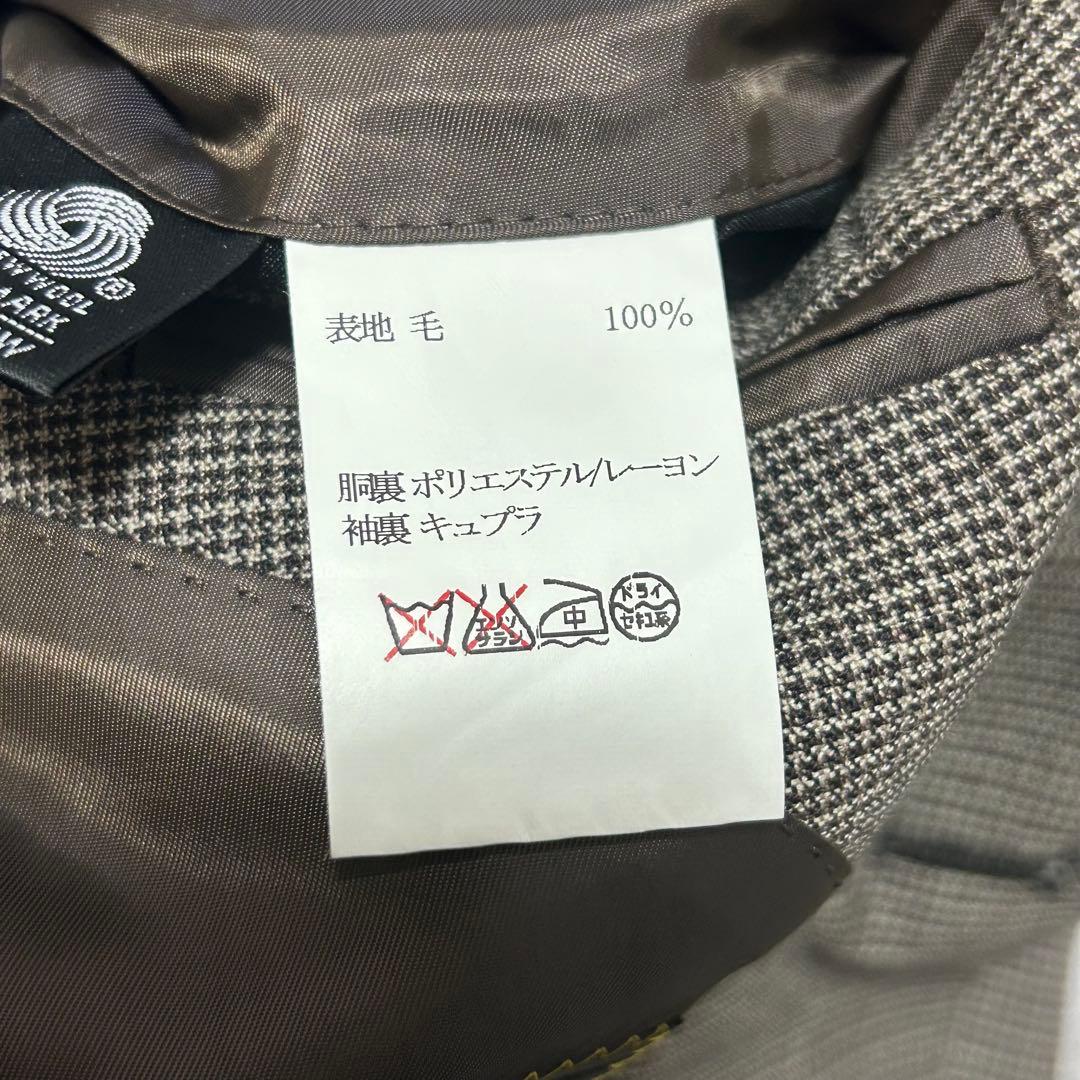 英国王室御用達【Savile Row】未使用級「Britannia」千鳥格子 L