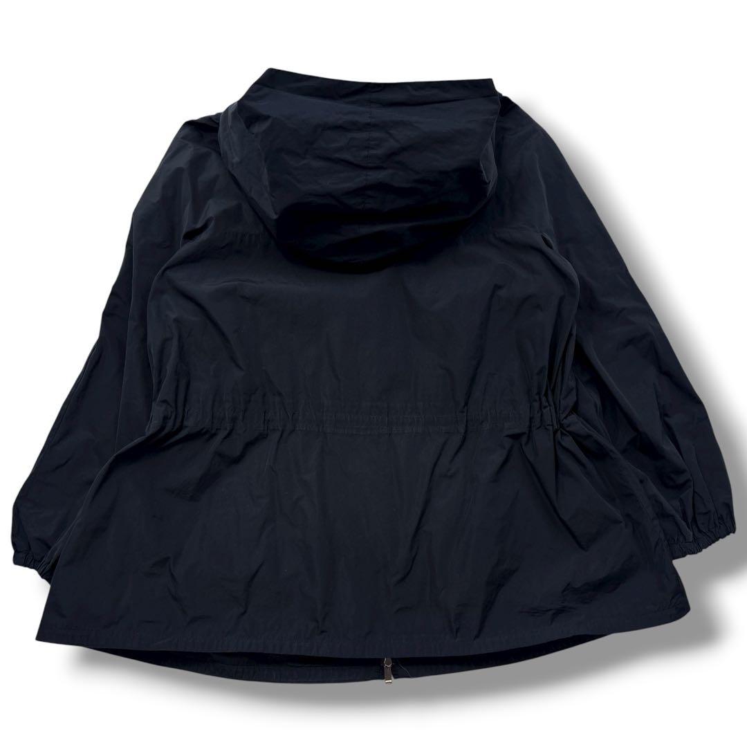 【美品】MAXMARA マックスマーラ ナイロン 　モッズコート　ジャケット　黒