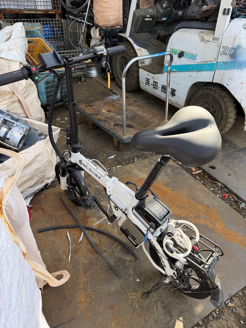 K*k様 MOBIMAX 電動アシスト自転車 折りたたみ式 ホワイト