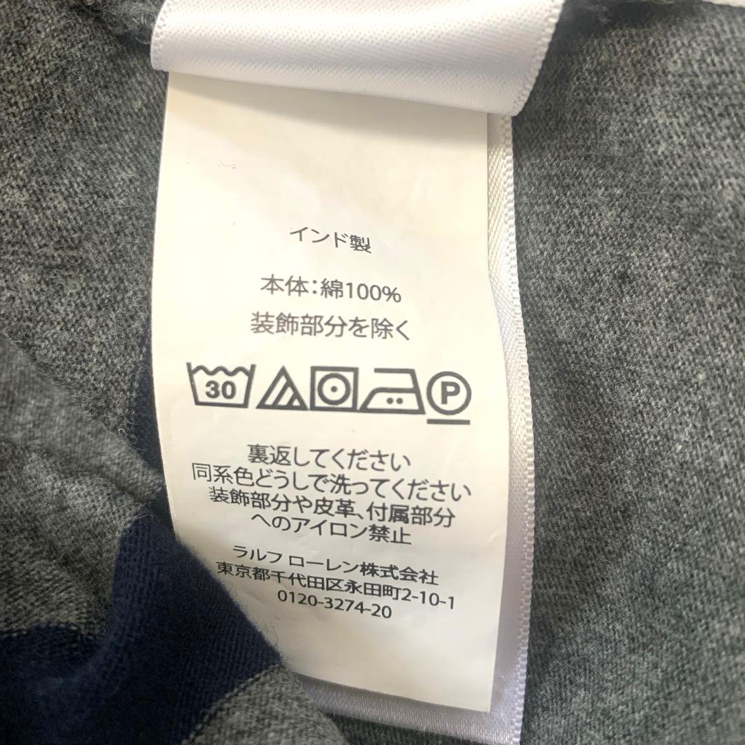 もも様 ポロラルフローレン ポロシャツ ラガーシャツ 長袖 ボーダー