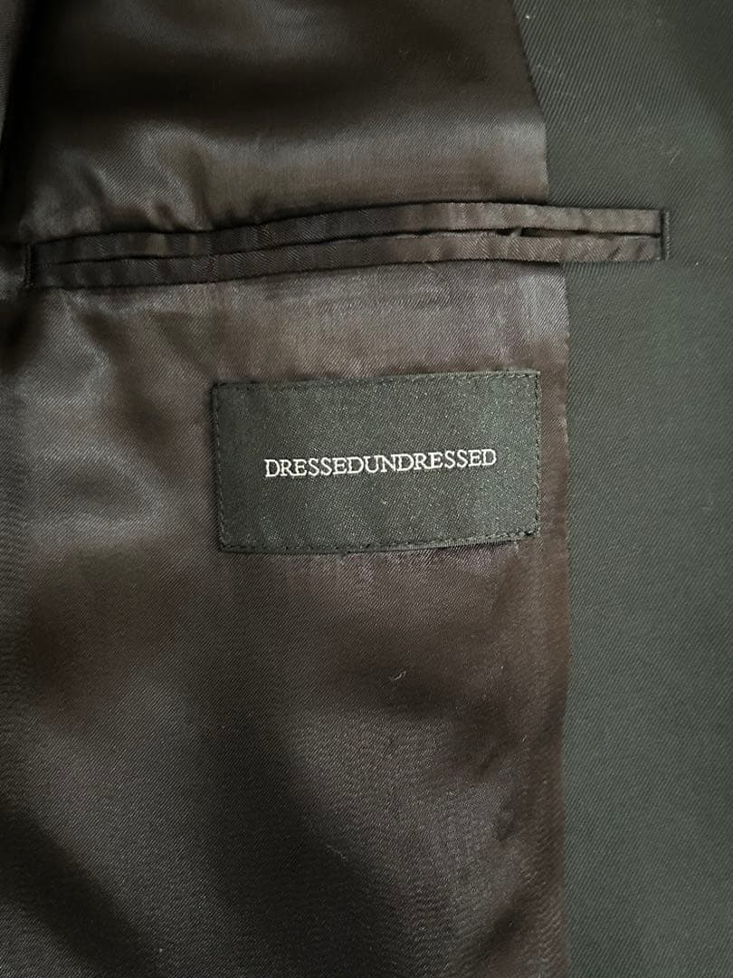 樹*木様 DRESSEDUNDRESSED ダブルブレストジャケット ブラック