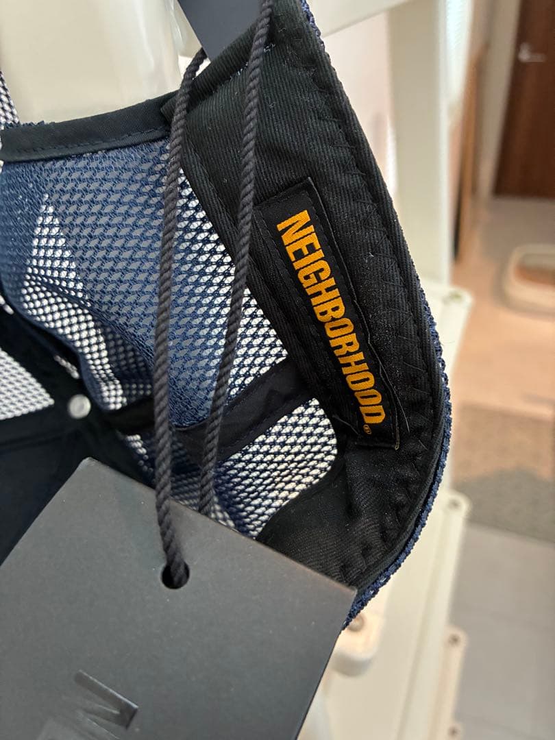 新品　NEIGHBORHOOD ネイビー トラッカーキャップ