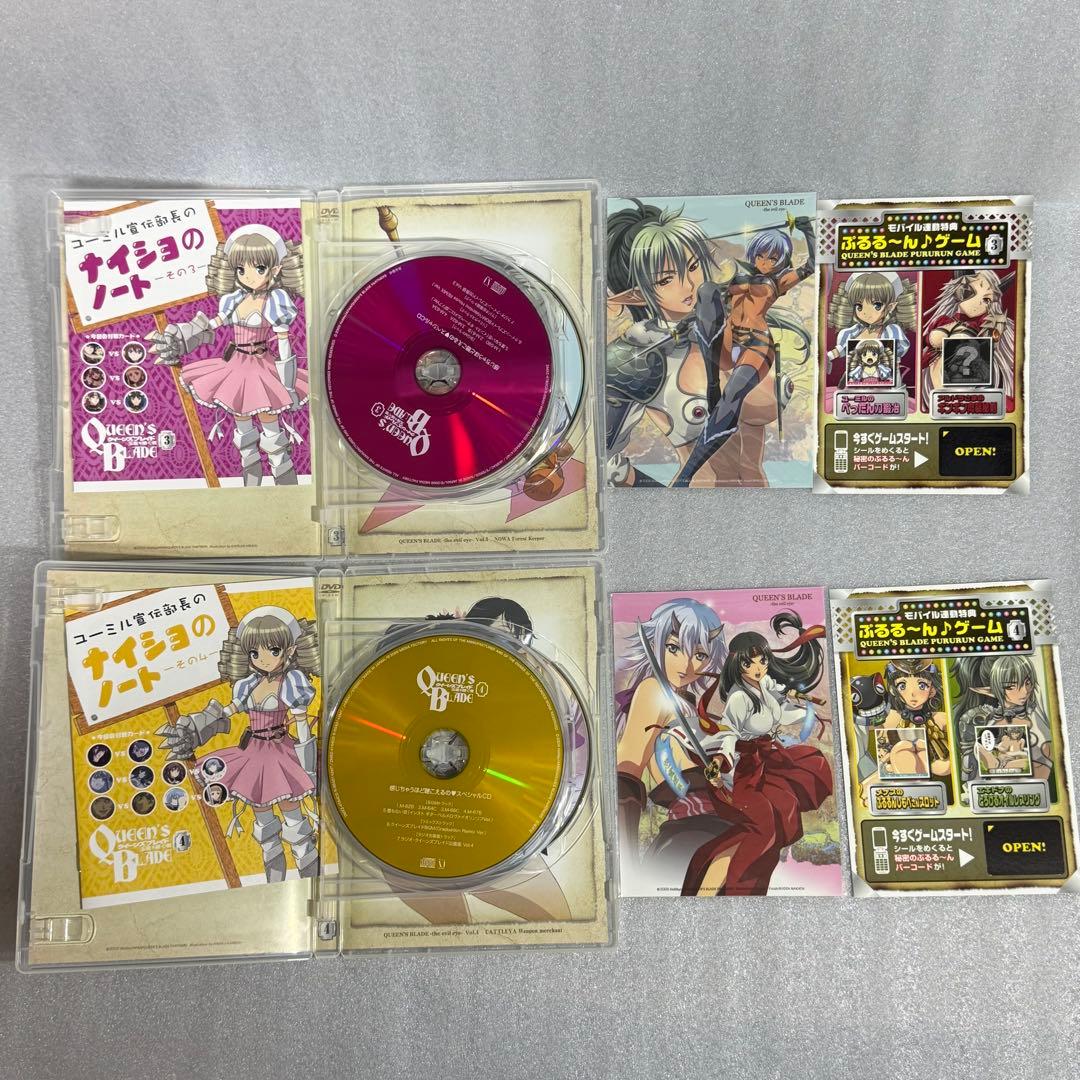 全6巻 特典付 クイーンズブレイド 玉座を継ぐ者　DVD