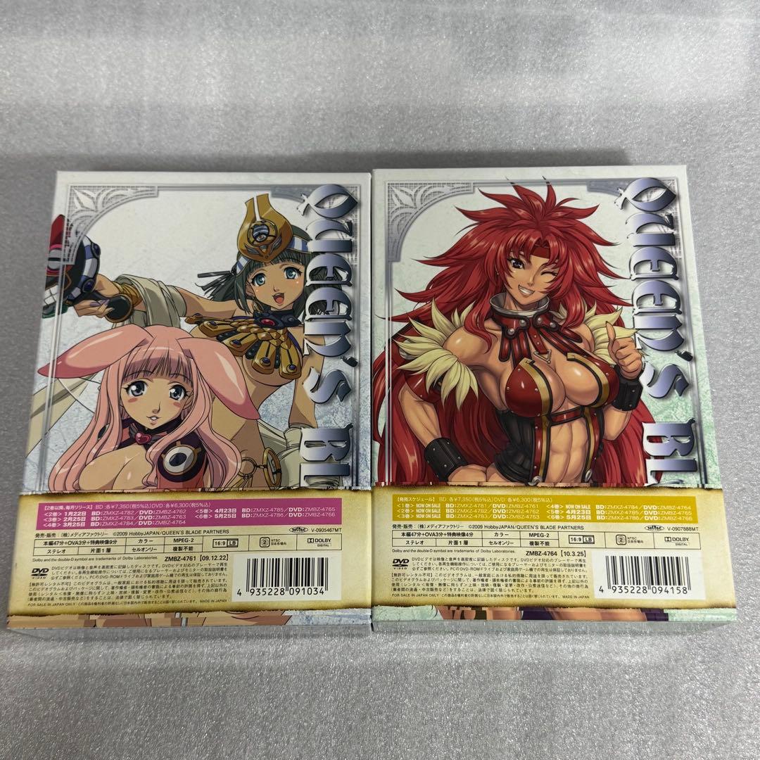 全6巻 特典付 クイーンズブレイド 玉座を継ぐ者　DVD