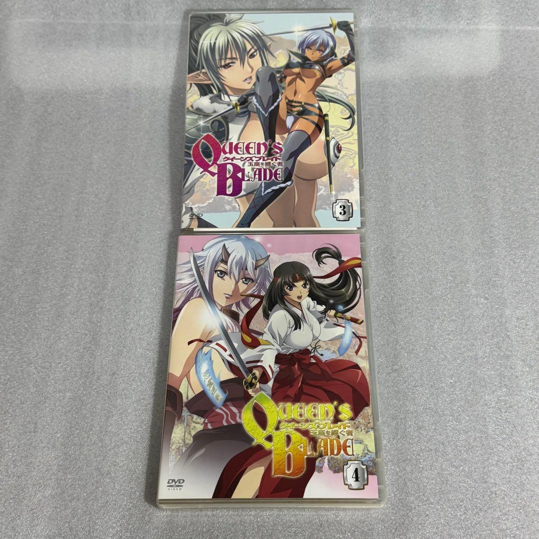 全6巻 特典付 クイーンズブレイド 玉座を継ぐ者　DVD