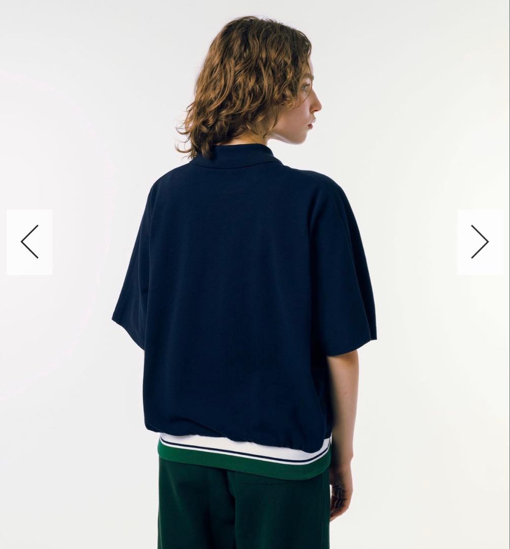 Lacoste ネイビー ポロシャツ 半袖 M- 36