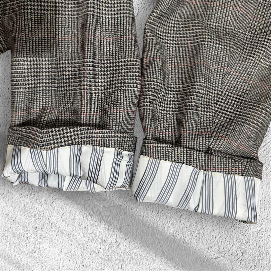 BROOKS BROTHERS グレンチェックジャケット　ウール100% 44
