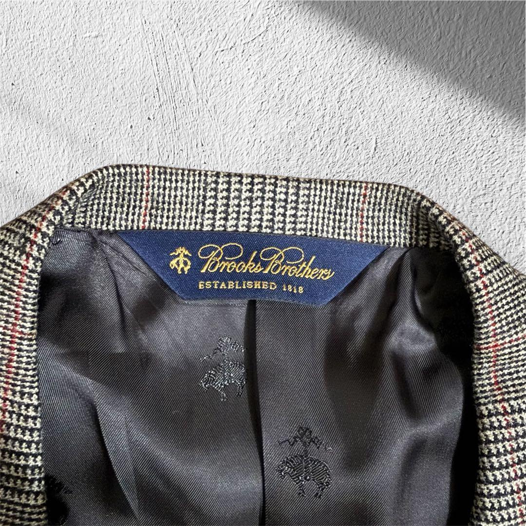 BROOKS BROTHERS グレンチェックジャケット　ウール100% 44