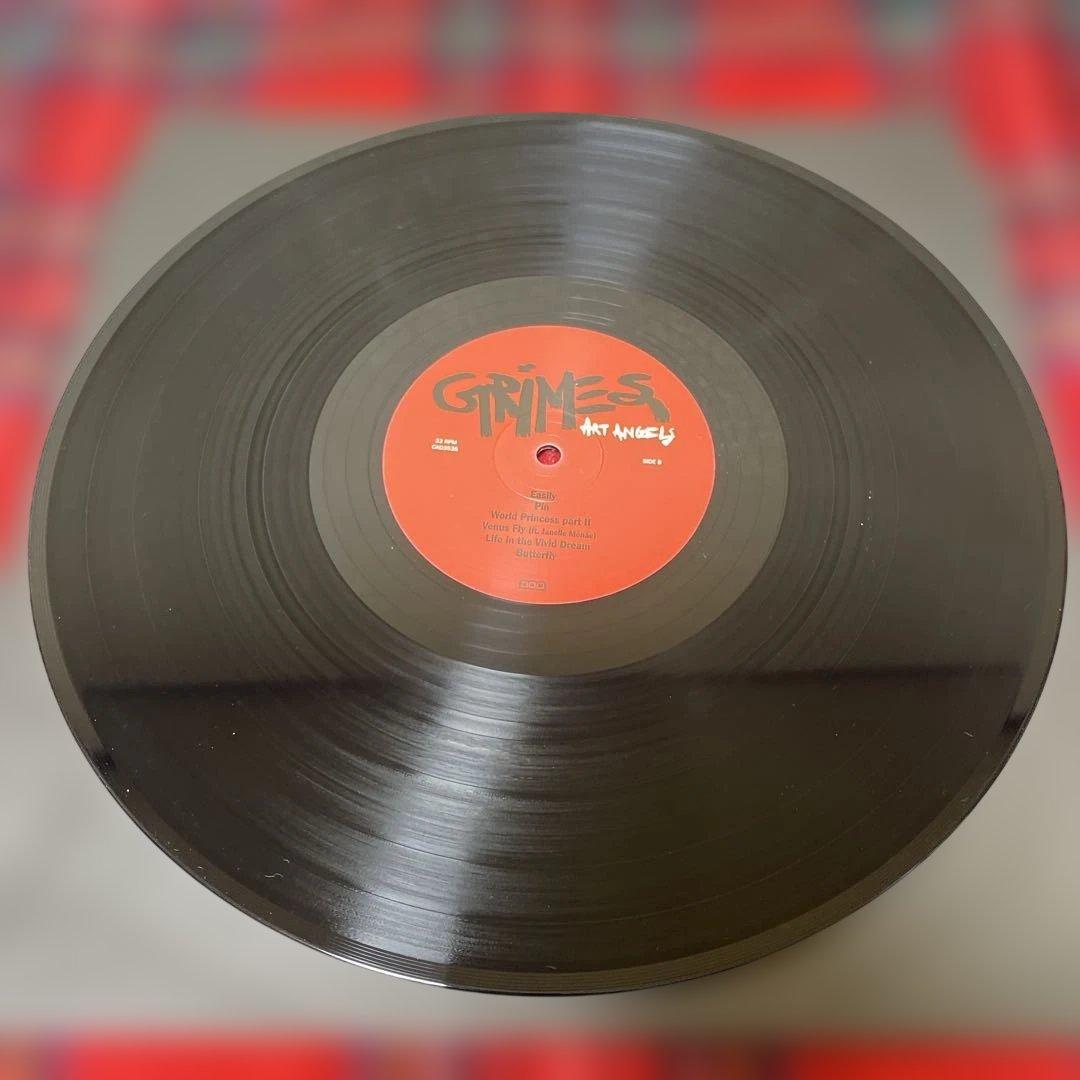 美品！Grimes『Art Angels』アナログレコード 豪華アートカード付属
