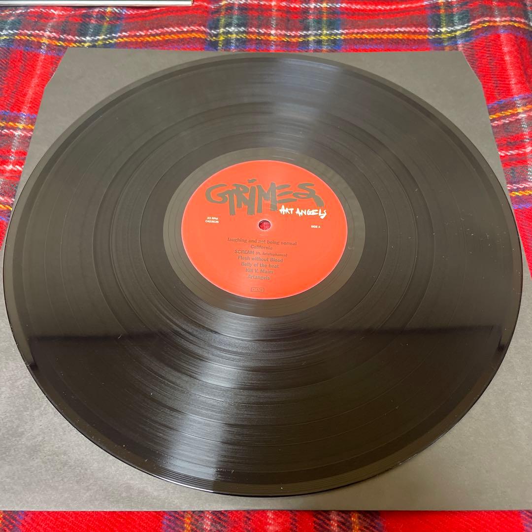 美品！Grimes『Art Angels』アナログレコード 豪華アートカード付属