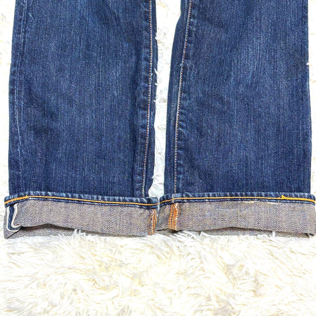 EVISU エヴィス　ストレートデニム 29 ピンク　カモメ