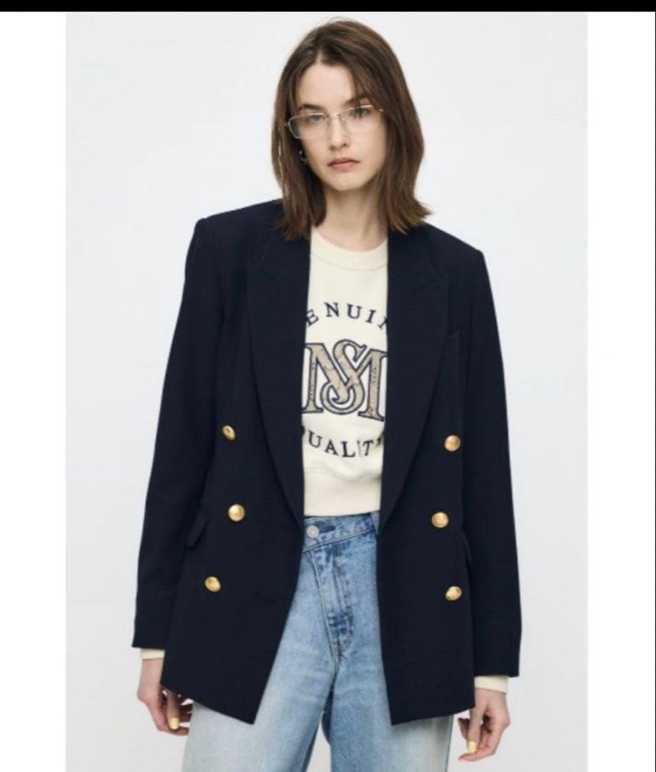 【完売品】26年SS新作moussy DOUBLE BREASTED ジャケット