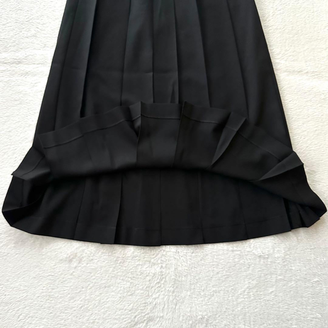 美品 25AW レサージュ ロングプリーツスカート 36 ブラック