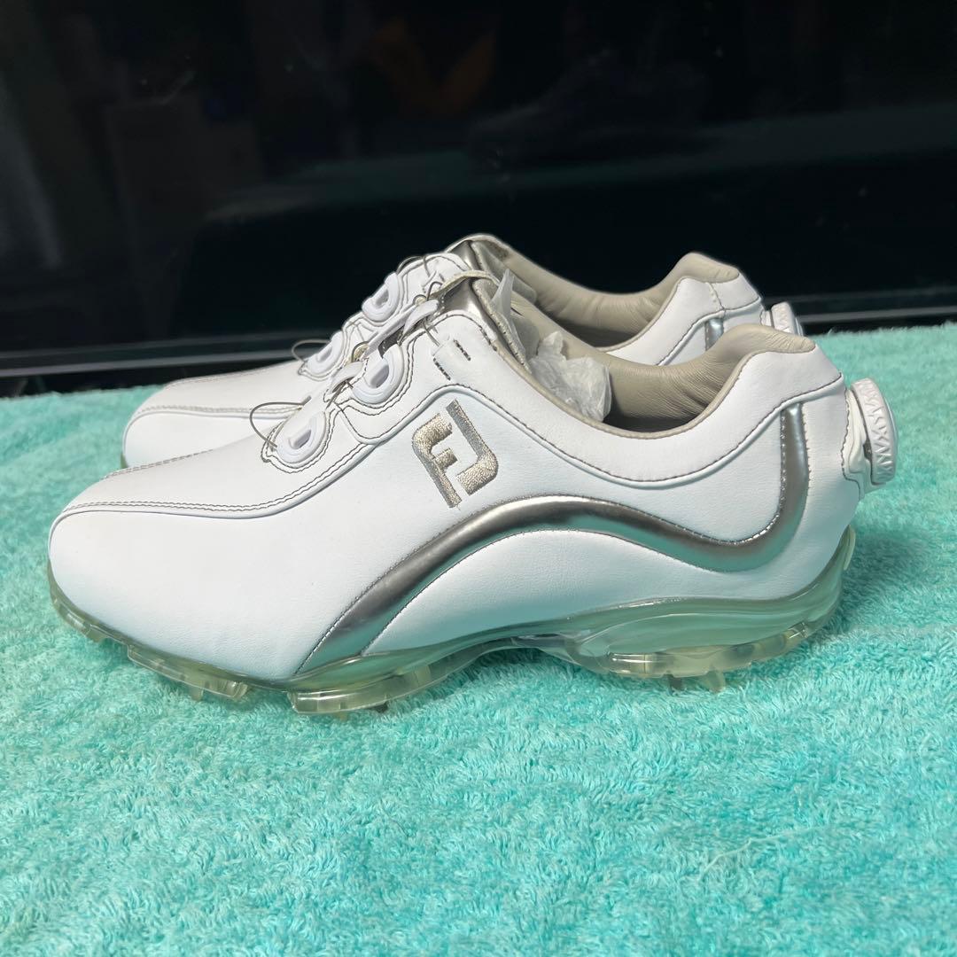 未使用❗️ FJ ゴルフシューズ BOA 24cm ホワイト レザー【56】