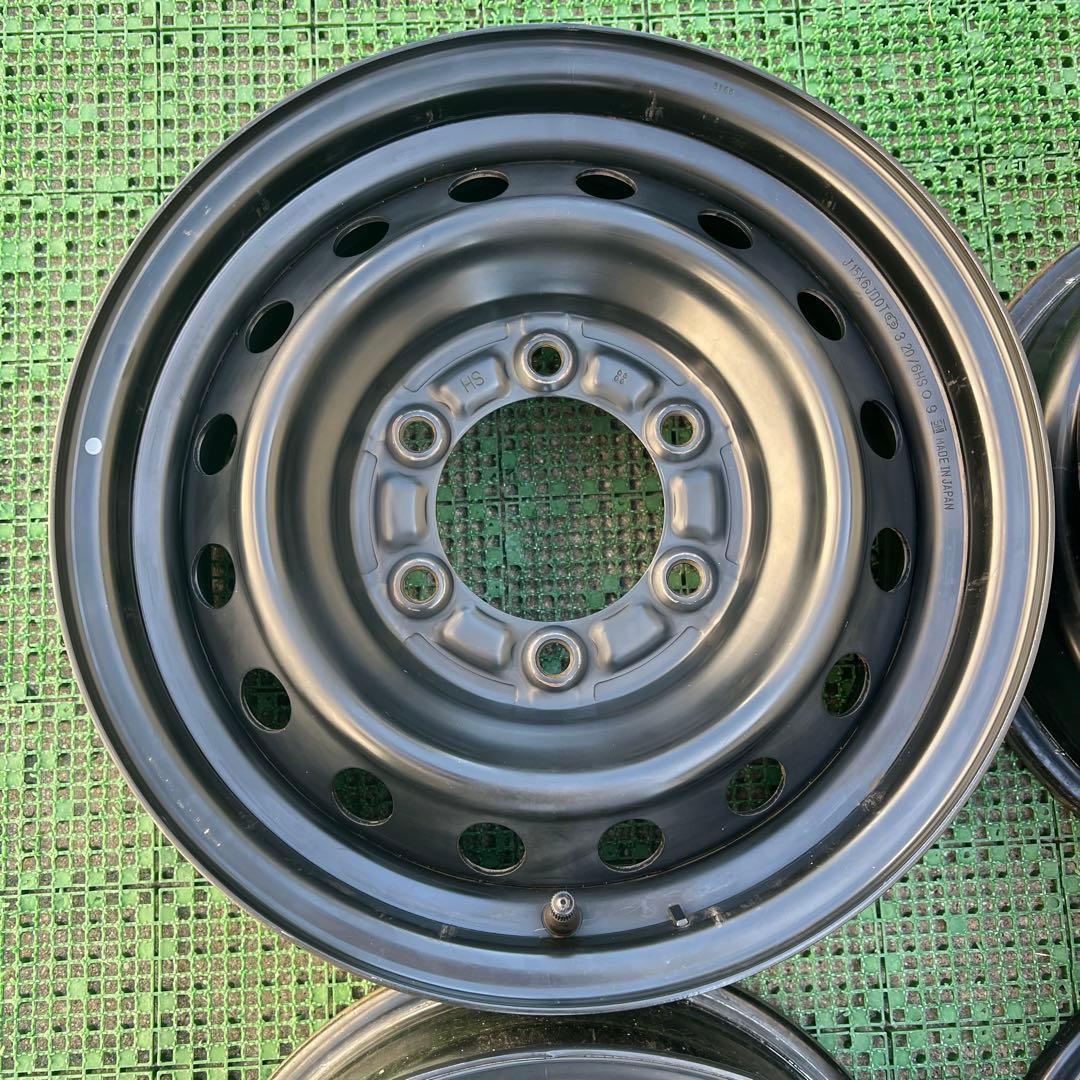 トヨタ純正 ハイエース用 15インチ スチールホイール4本 SNI 刻印
