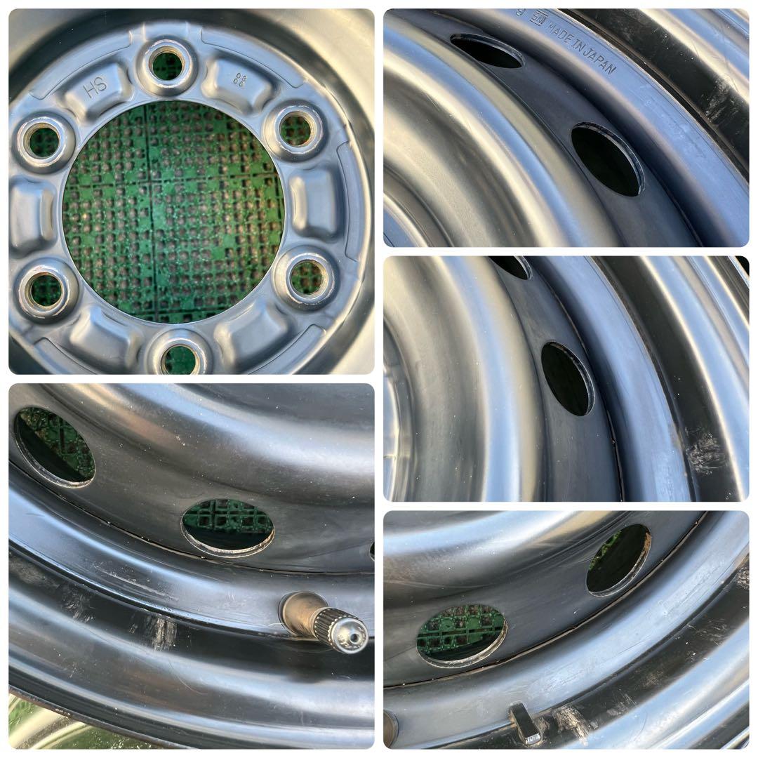 トヨタ純正 ハイエース用 15インチ スチールホイール4本 SNI 刻印