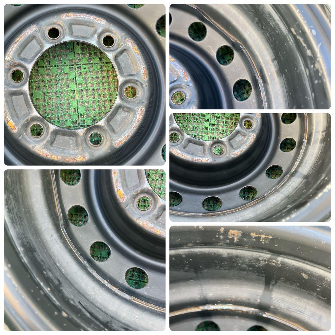 トヨタ純正 ハイエース用 15インチ スチールホイール4本 SNI 刻印