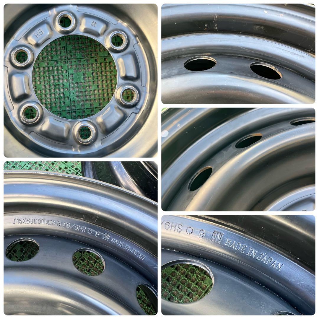 トヨタ純正 ハイエース用 15インチ スチールホイール4本 SNI 刻印