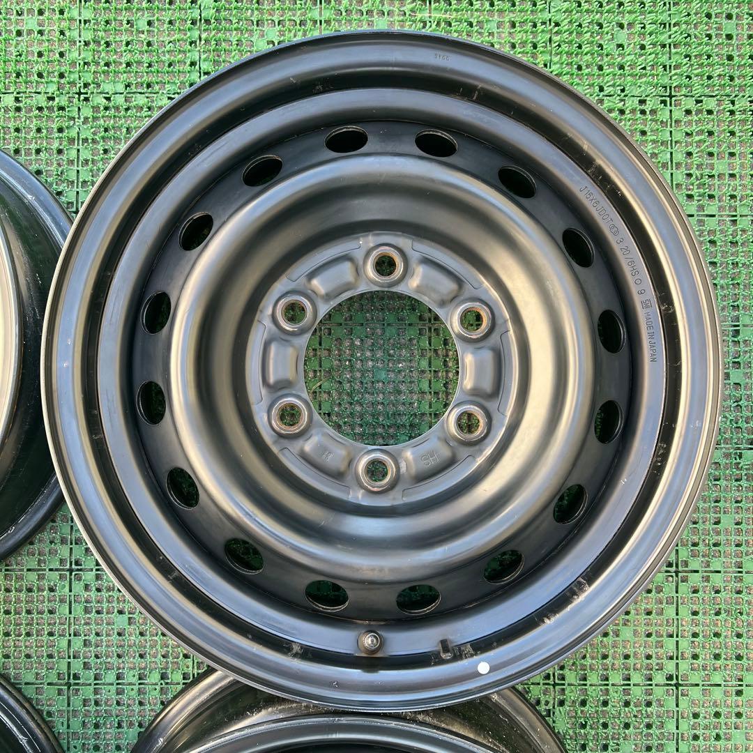 トヨタ純正 ハイエース用 15インチ スチールホイール4本 SNI 刻印
