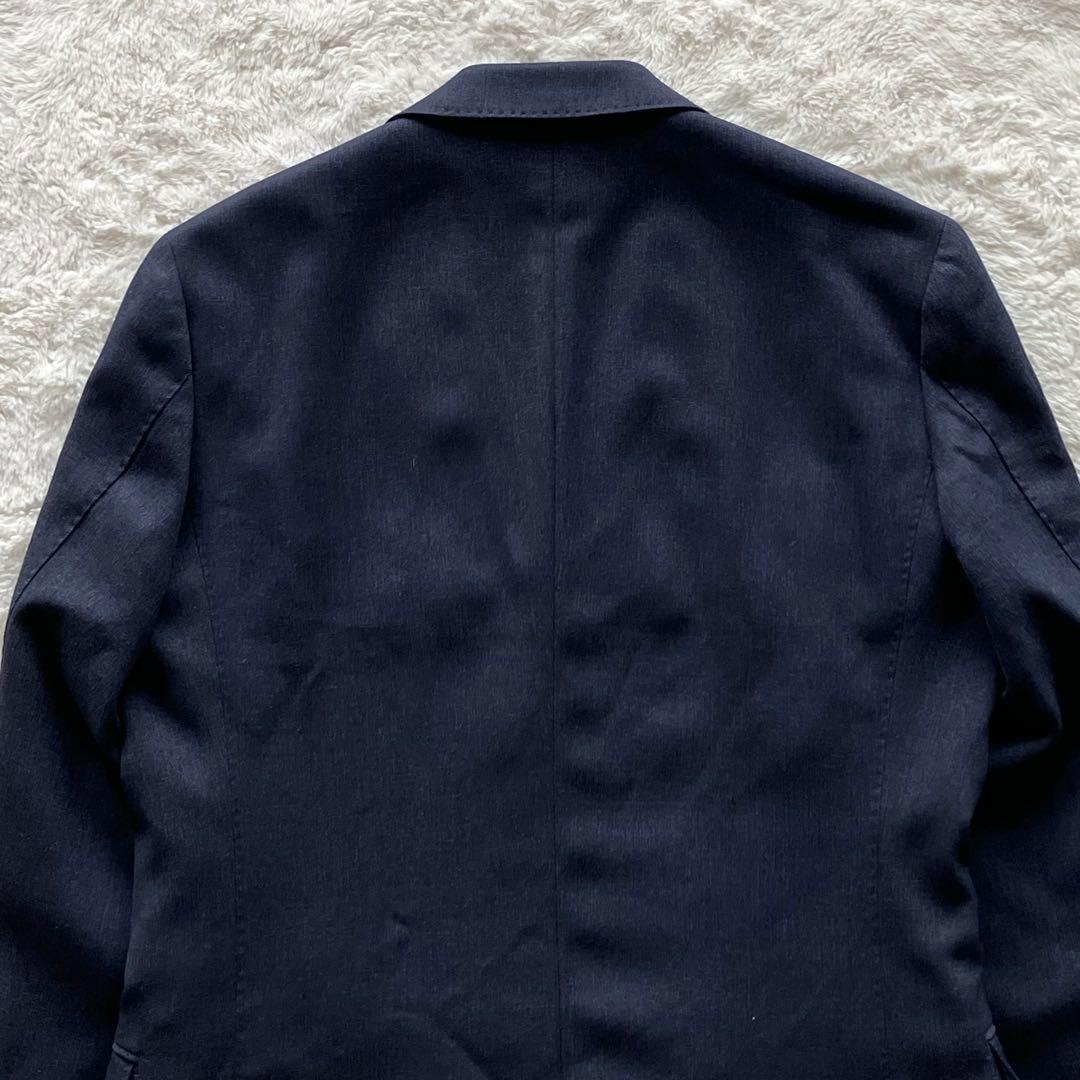 ブラックレーベルクレストブリッジ 洗える ウールライク ジャケット ネイビー L