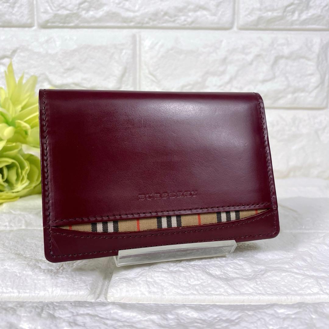 BURBERRY バーバリー　ノバチェック　名刺入れ　カードケース